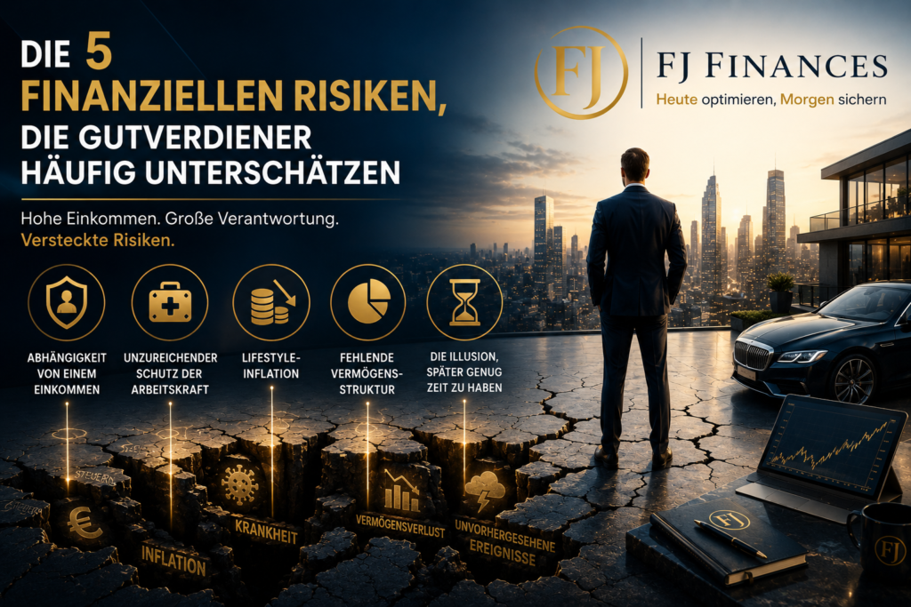 Gutverdiener analysiert finanzielle Risiken und Strategien zum Vermögensschutz
